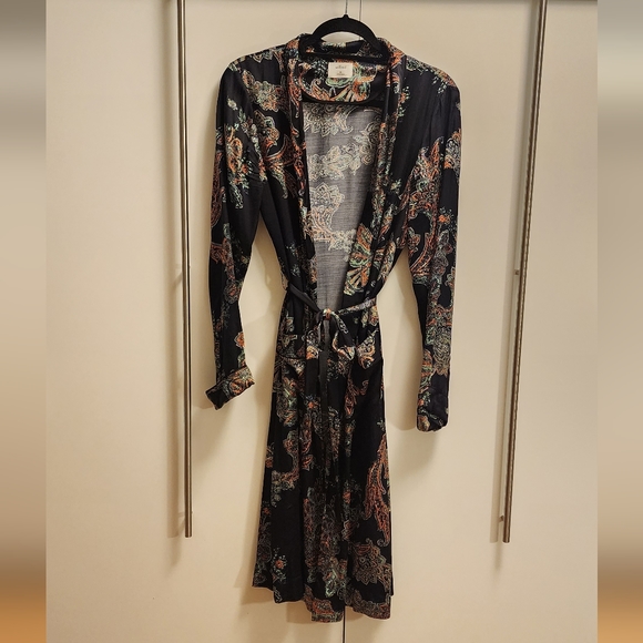 Wilfred kimono jacket robe with tie - Picture 3 of 4